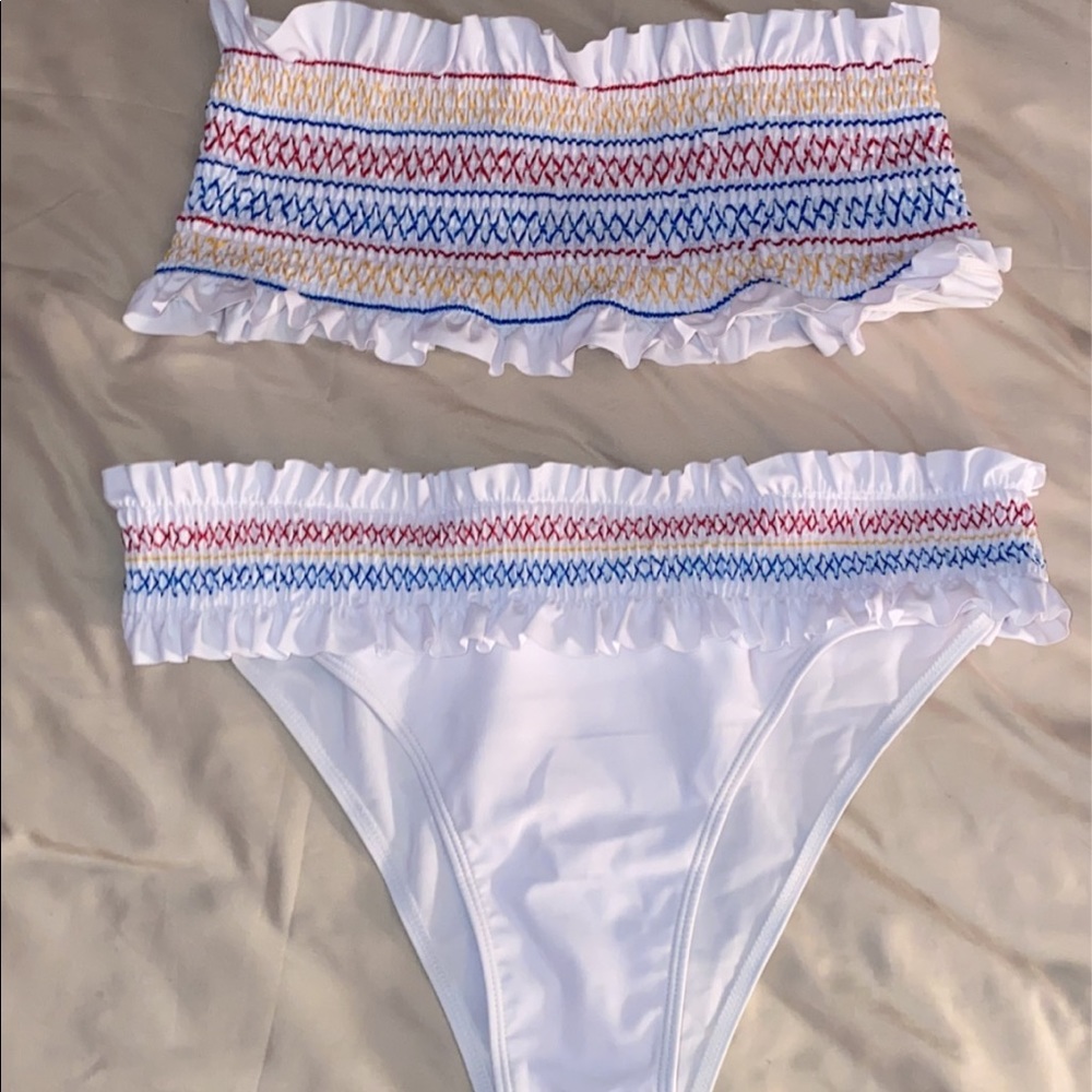 Multi color Bikini set